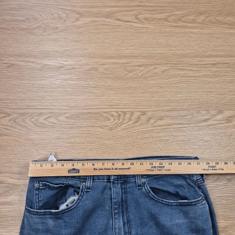 Levi’s 514 Straight Jeans Mens 34x32 Blue Stretch Cowboy Workwear Denim Pants